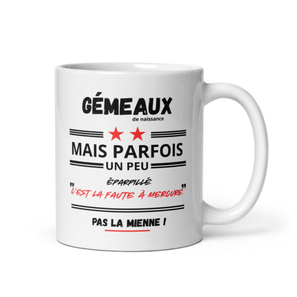 Mug GÉMEAUX Humour | Éparpillé ? C’est la faute à Mercure !