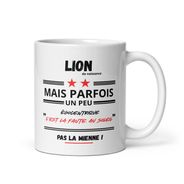 Mug LION Humour | Égocentrique ? C’est la faute au Soleil !