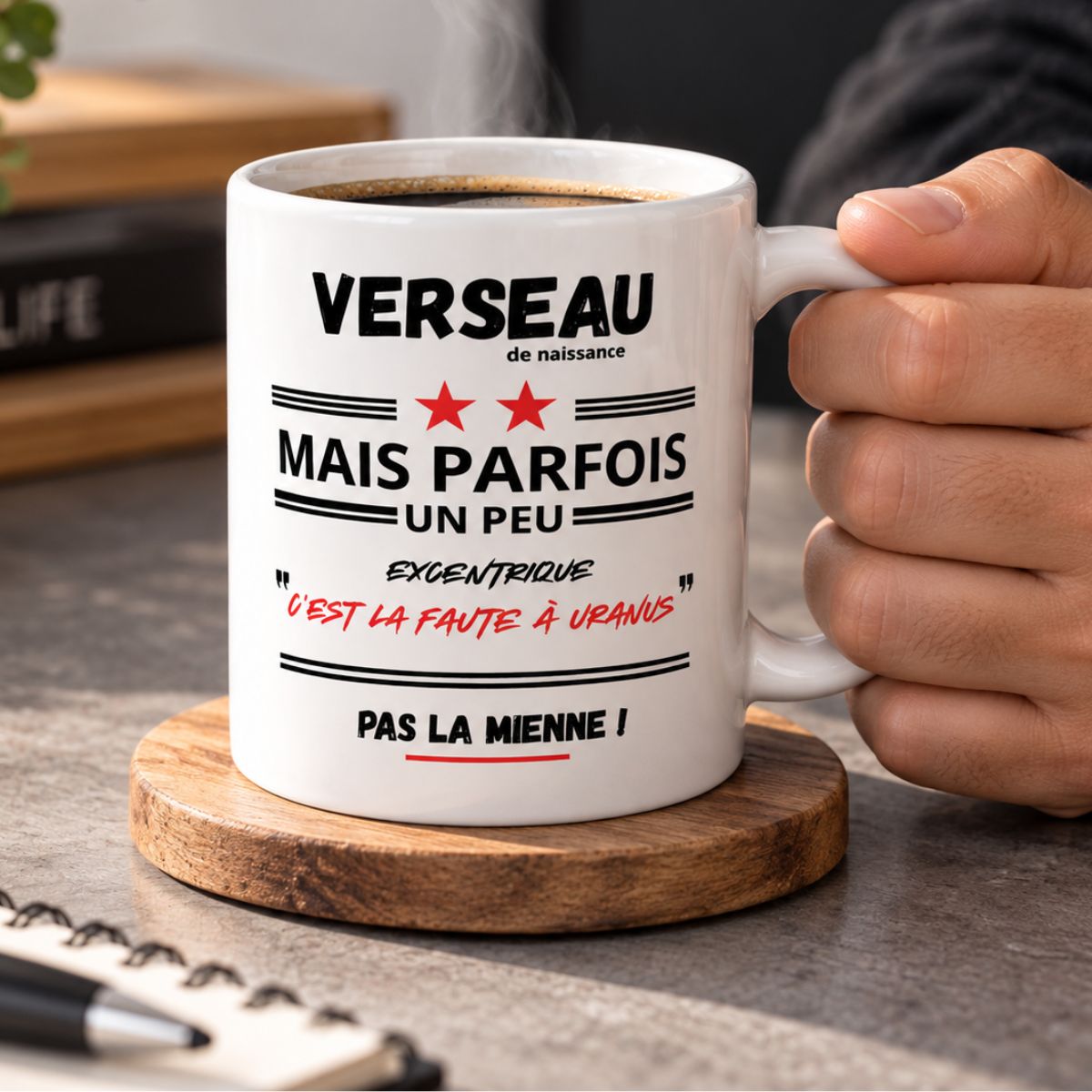 Mug VERSEAU Humour | Excentrique ? C’est la faute à Uranus ! Mug VERSEAU Humour | Excentrique ? C’est la faute à Uranus !