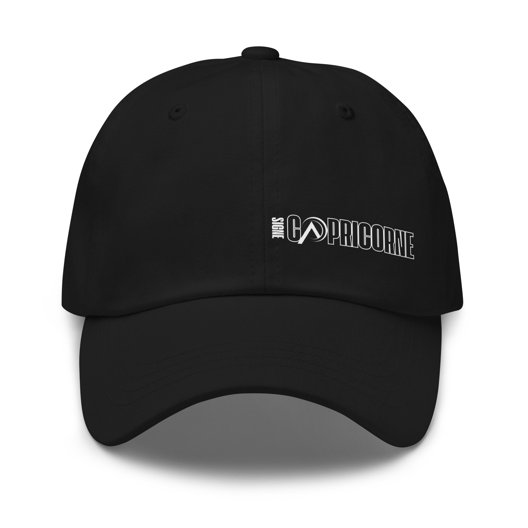 Casquette Astrologie | Signe Capricorne Minimaliste Blanc