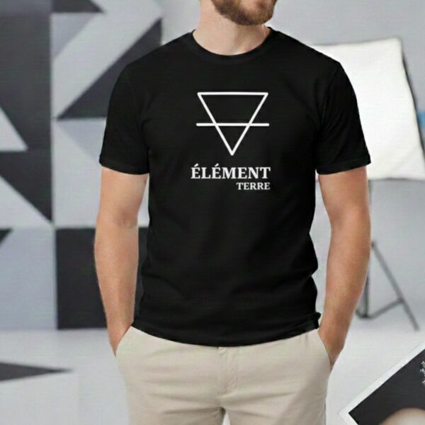 T-Shirt Homme Symbole Élémentaire TERRE | symbole ésotérique