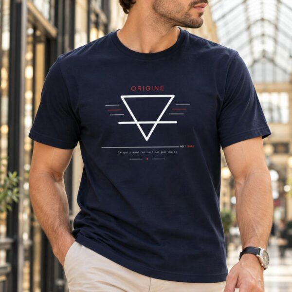 T-Shirt Homme Symbole Élémentaire TERRE – Symbole Ésotérique