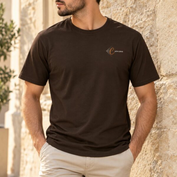 T-Shirt Homme Capricorne – Signe du zodiaque imprimé sur la poitrine