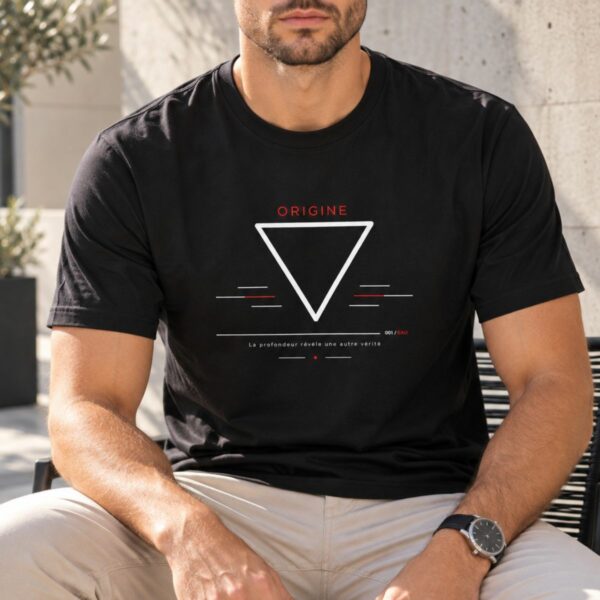 T-Shirt Homme Symbole Élémentaire EAU – Symbole Ésotérique