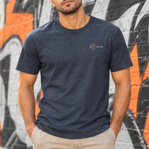 T-Shirt Homme Sagittaire – Signe du zodiaque imprimé sur la poitrine