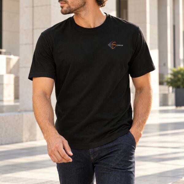 T-Shirt Homme Scorpion – Signe du zodiaque imprimé sur la poitrine