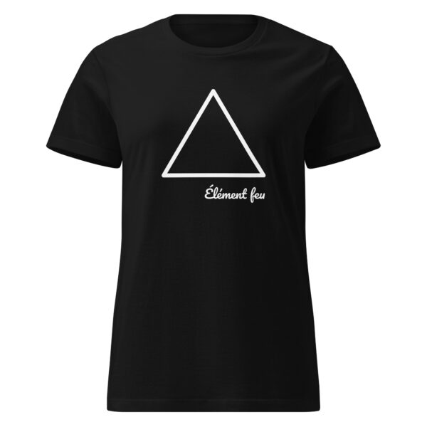 T-Shirt Femme Symbole Élémentaire FEU | symbole ésotérique