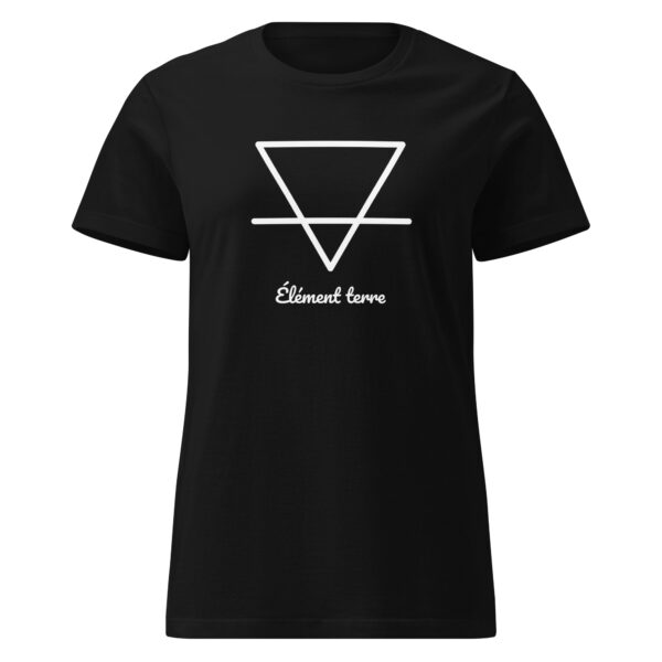 T-Shirt Femme Symbole Élémentaire TERRE | symbole ésotérique