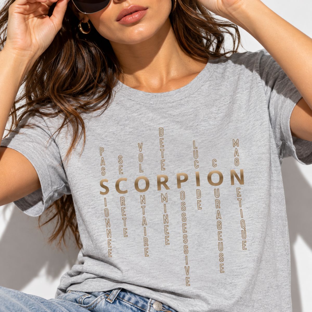 T-shirt astrologie Femme signe Scorpion T-shirt astrologie Femme signe Scorpion – Image 4