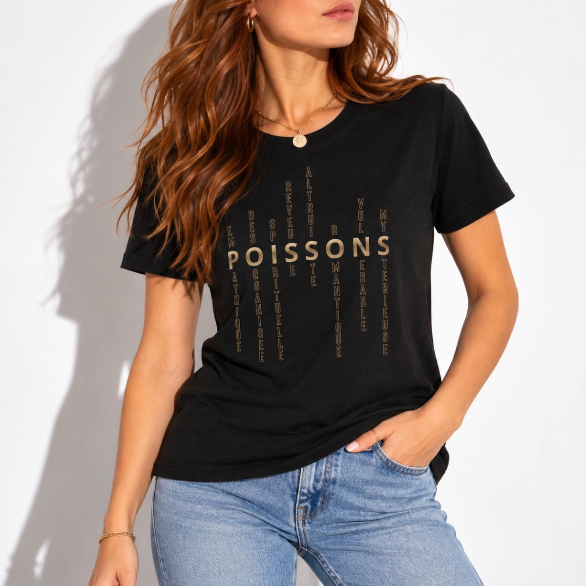 T-shirt astrologie Femme signe Poissons T-shirt astrologie Femme signe Poissons – Image 2