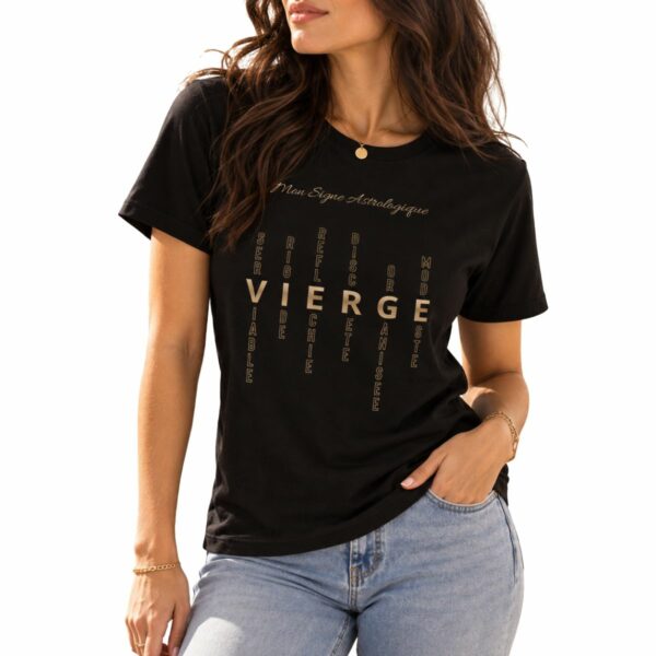 T-shirt astrologie Femme signe Vierge