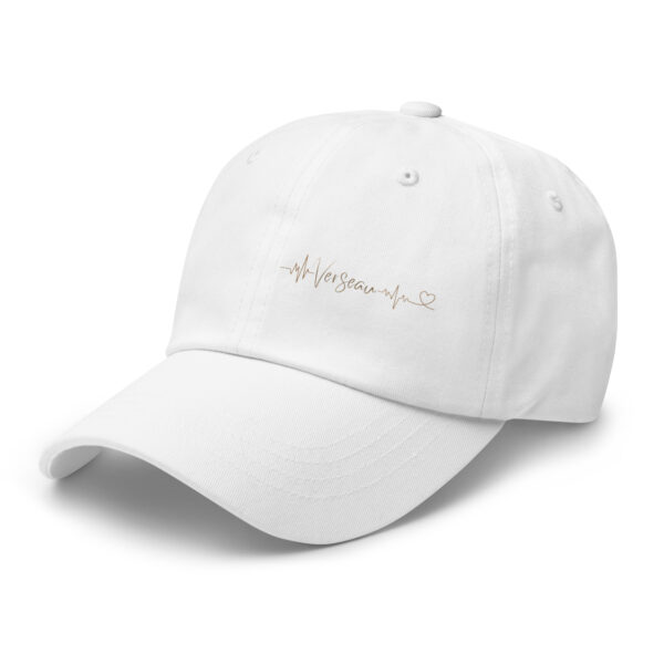 Casquette Signe Verseau Fille | Idée Cadeau | Motif Battement de Cœur Doré