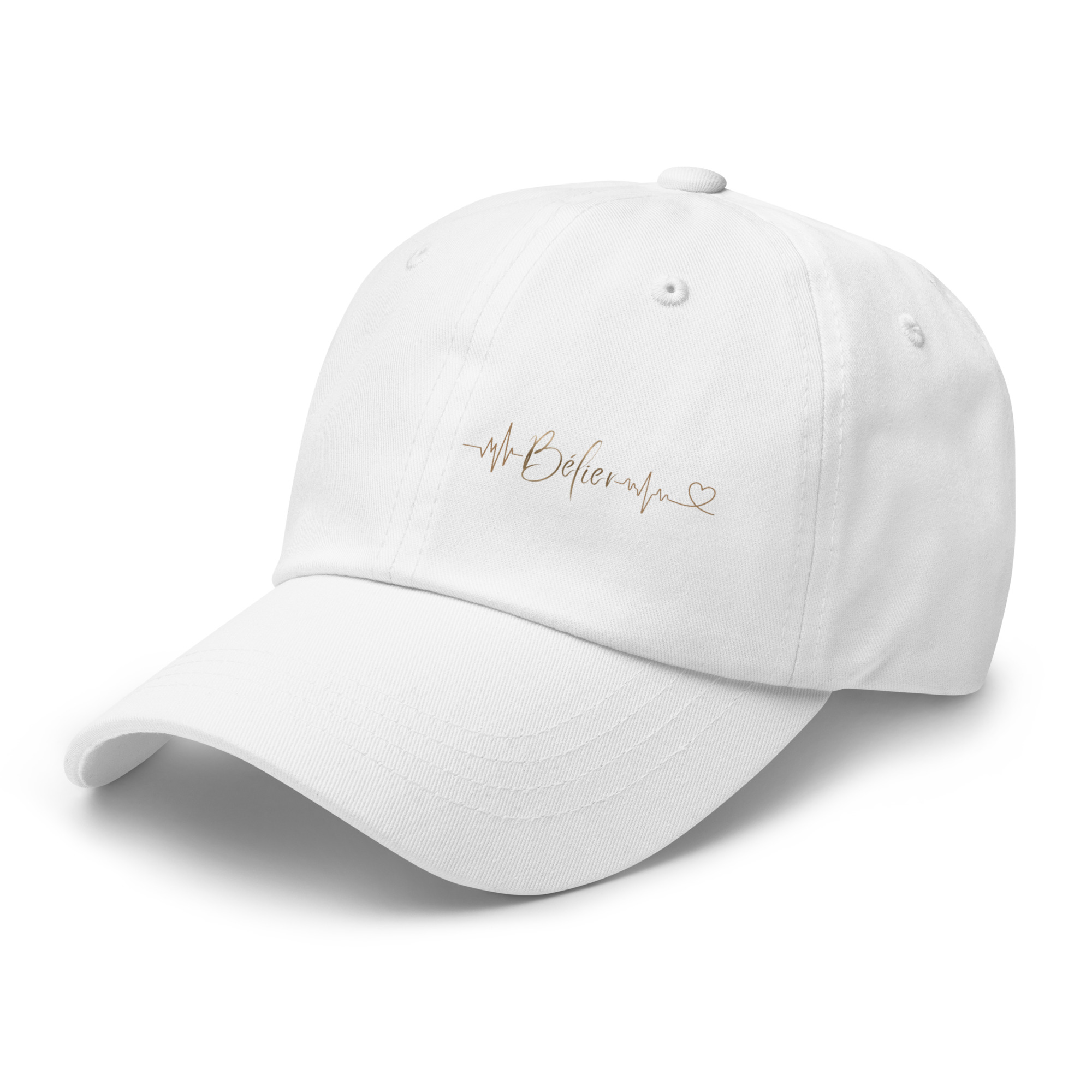 classic dad hat white left front 6952599bdc8d6