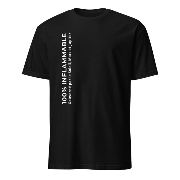 Accueil T-shirt Homme Triplicité de Feu « 100% Inflammable – Gouverné par le Soleil, Mars et Jupiter »