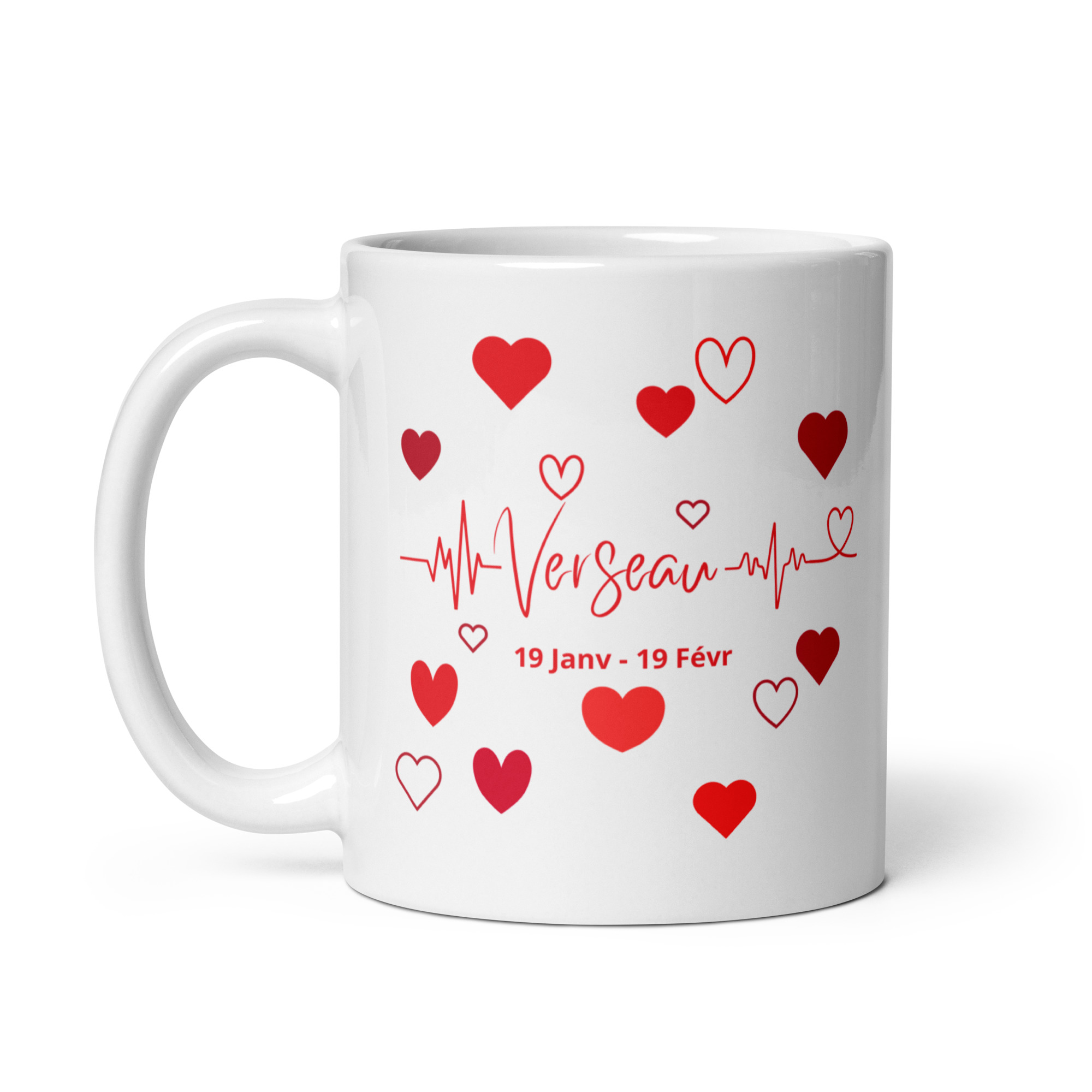 Mug Cœurs ❤️ | Idée Cadeau Romantique pour sa Chérie du signe astrologique Verseau Mug Cœurs ❤️ | Idée Cadeau Romantique pour sa Chérie du signe astrologique Verseau – Image 3
