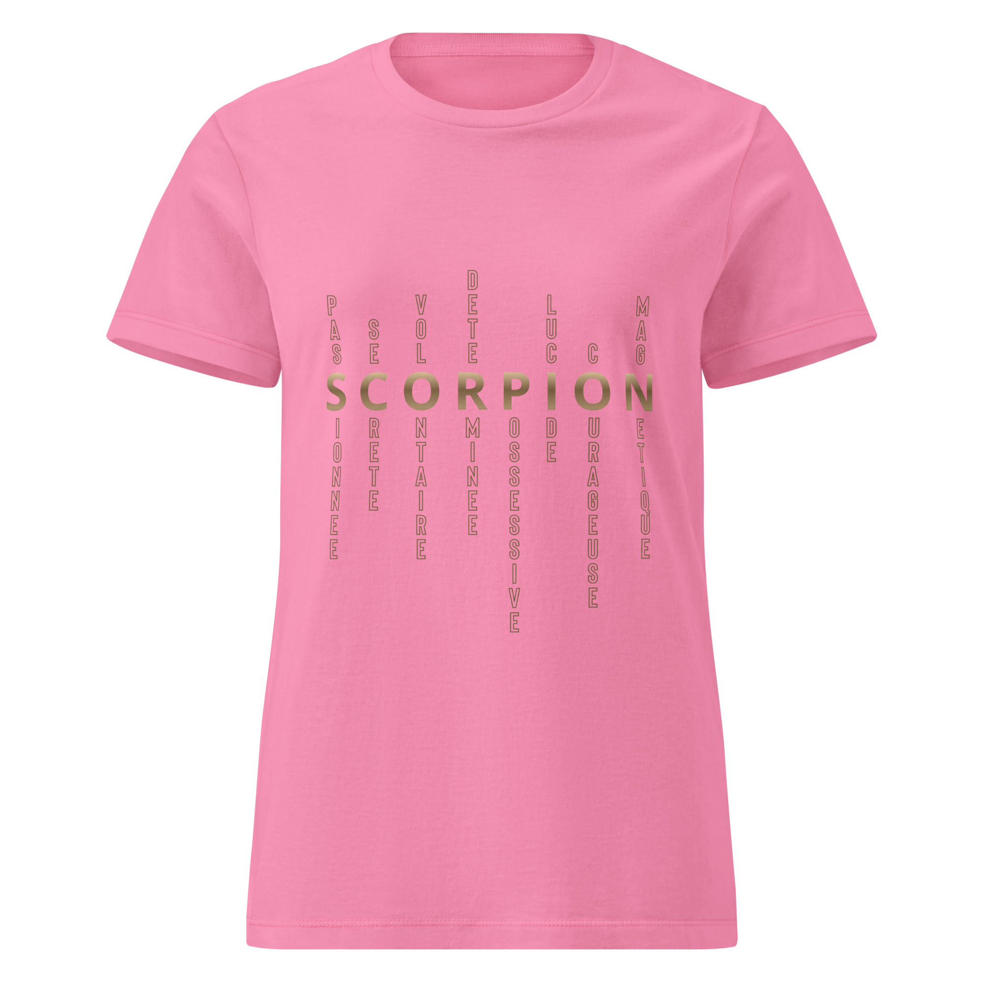 T-shirt Femme signe astrologique Scorpion | Personnalité mots-croisés T-shirt Femme signe astrologique Scorpion | Personnalité mots-croisés – Image 5