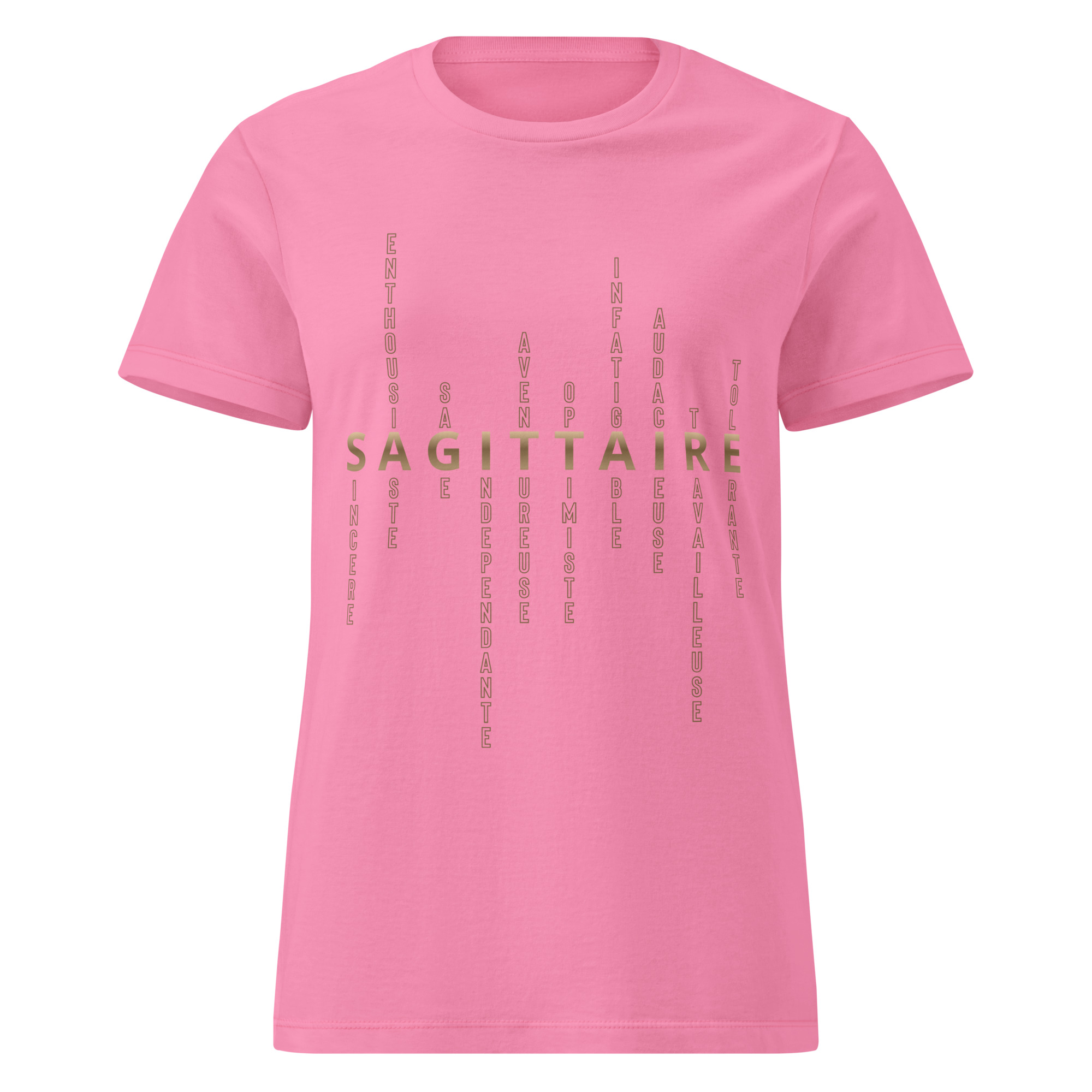T-shirt Femme signe astrologique Sagittaire | Personnalité mots-croisés T-shirt Femme signe astrologique Sagittaire | Personnalité mots-croisés – Image 5
