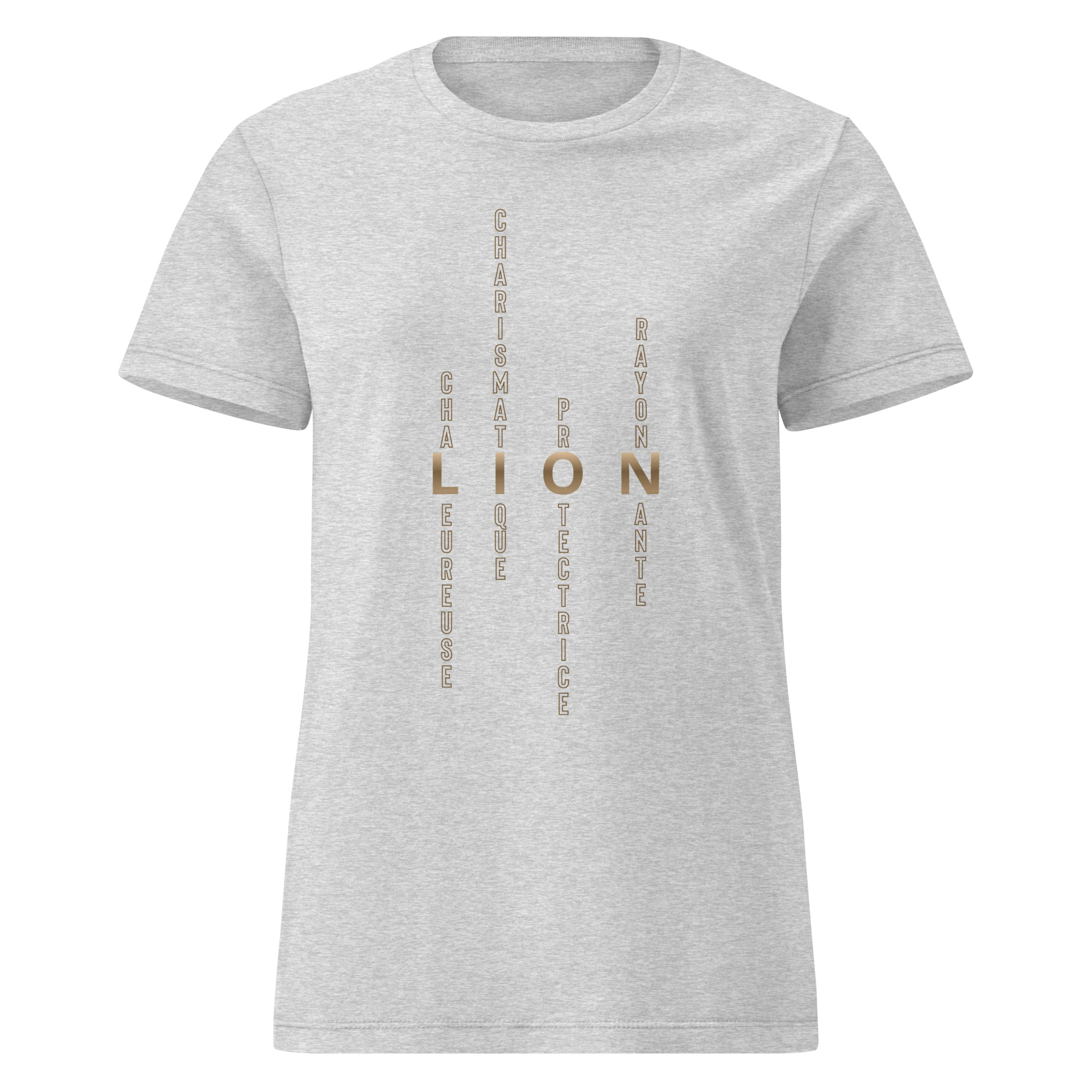 T-shirt Femme signe astrologique Lion | Personnalité mots-croisés T-shirt Femme signe astrologique Lion | Personnalité mots-croisés – Image 4