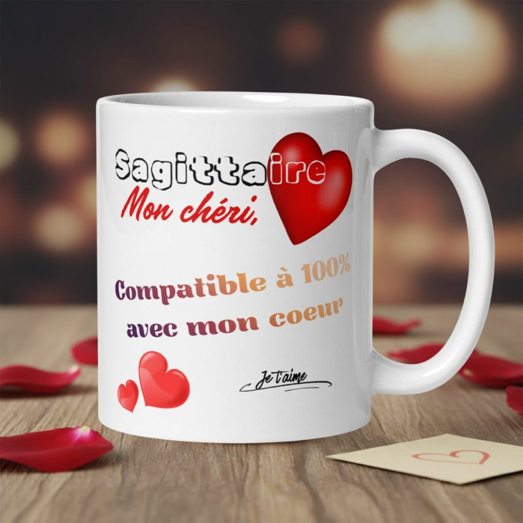 Mug Astro Personnalisé : Le Cadeau de Saint-Valentin Original et Romantique pour les Amoureux idee cadeau st valentin mug pour homme signe sagittaire whizaloo 25012026