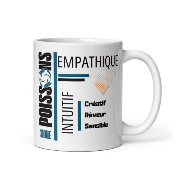Mug Homme Cadeau Signe Astrologique Poissons | Empathique, Intuitif & Créatif