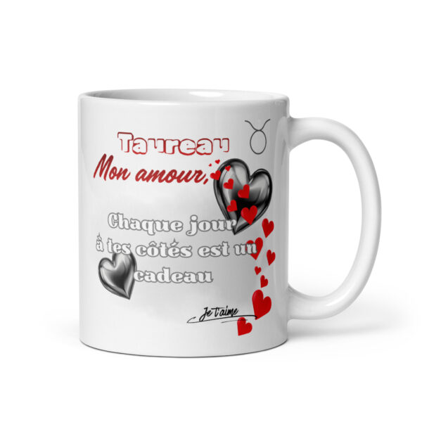 Mug Saint Valentin Original | Cadeau Couple Romantique | Signe Taureau