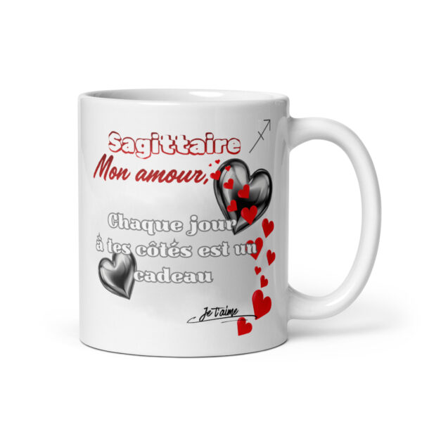 Mug Saint Valentin Original | Cadeau Couple Romantique | Signe Sagittaire
