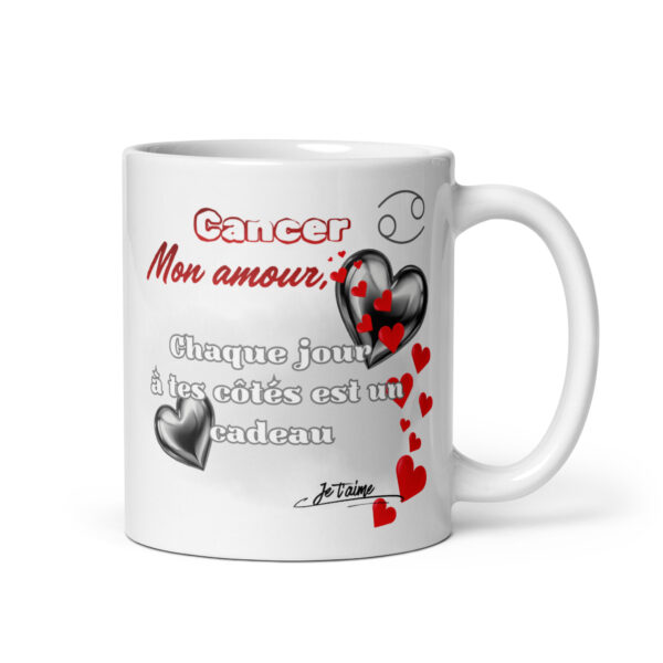 Mug Saint Valentin Original | Cadeau Couple Romantique | Signe Cancer