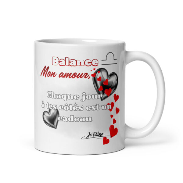 Mug Saint Valentin Original | Cadeau Couple Romantique | Signe Balance