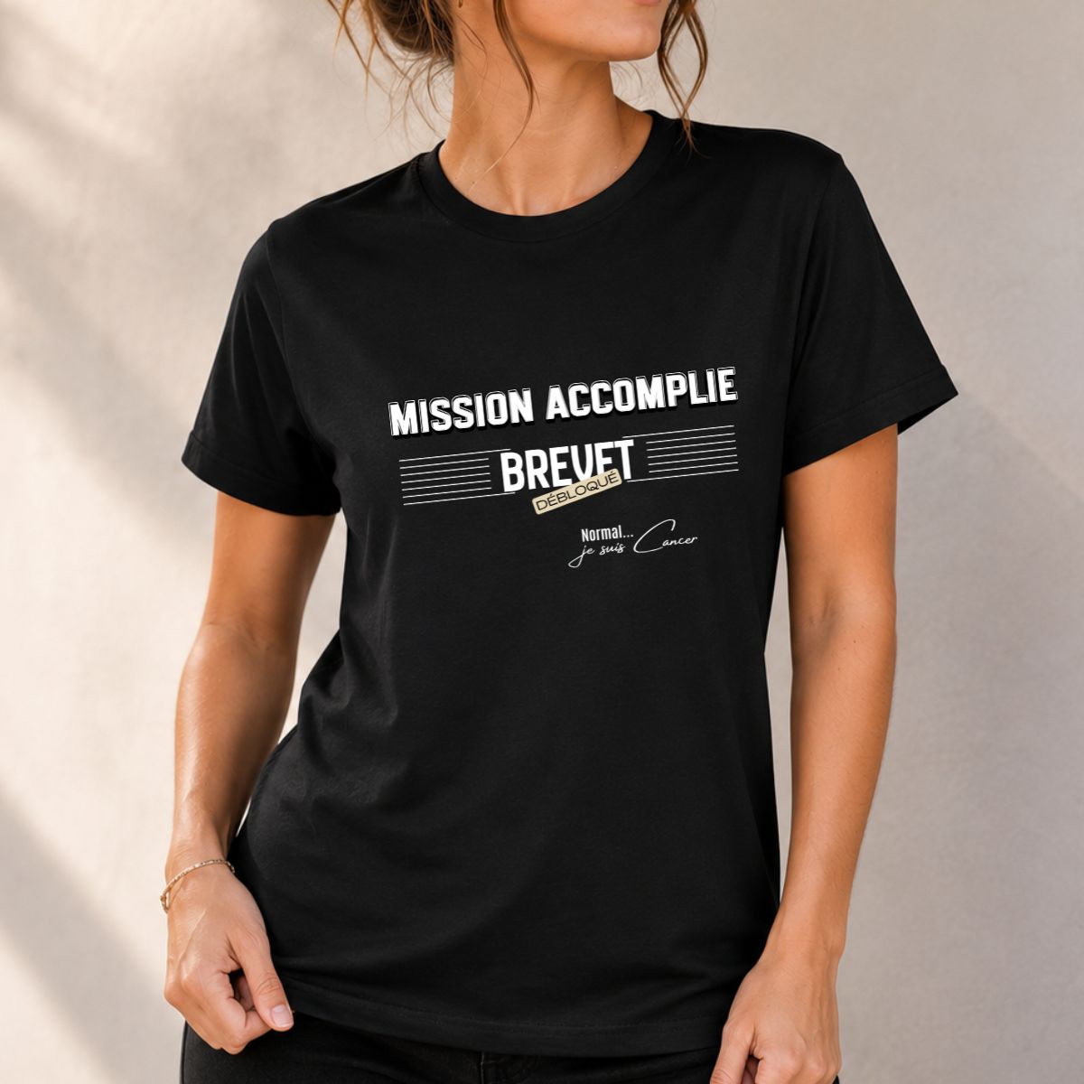 Cadeau Obtention Brevet | T-shirt "Mission Accomplie" | Spécial Signe Cancer Cadeau Obtention Brevet | T-shirt "Mission Accomplie" | Spécial Signe Cancer