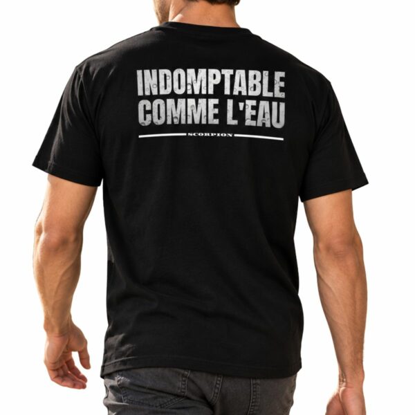 T-shirt Homme Scorpion – Indomptable comme l’Eau, Élément Eau