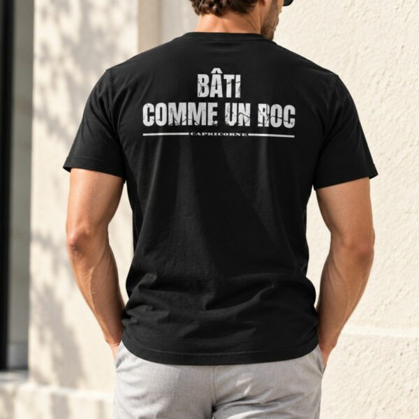 T-shirt Homme Capricorne – Bâti comme un Roc, Élément Terre