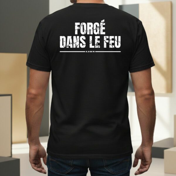 T-shirt Manches Courtes | Forgé dans le Feu | Lion : Élément FEU