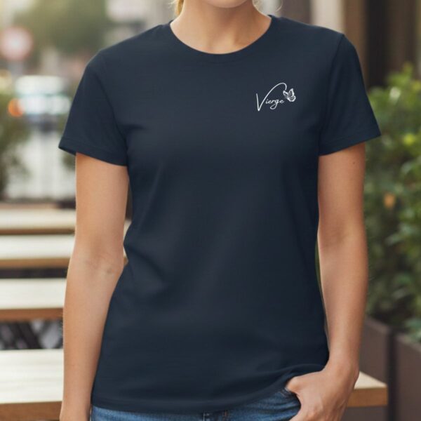 T-shirt Signe Astrologique Vierge & Papillon pour Femme