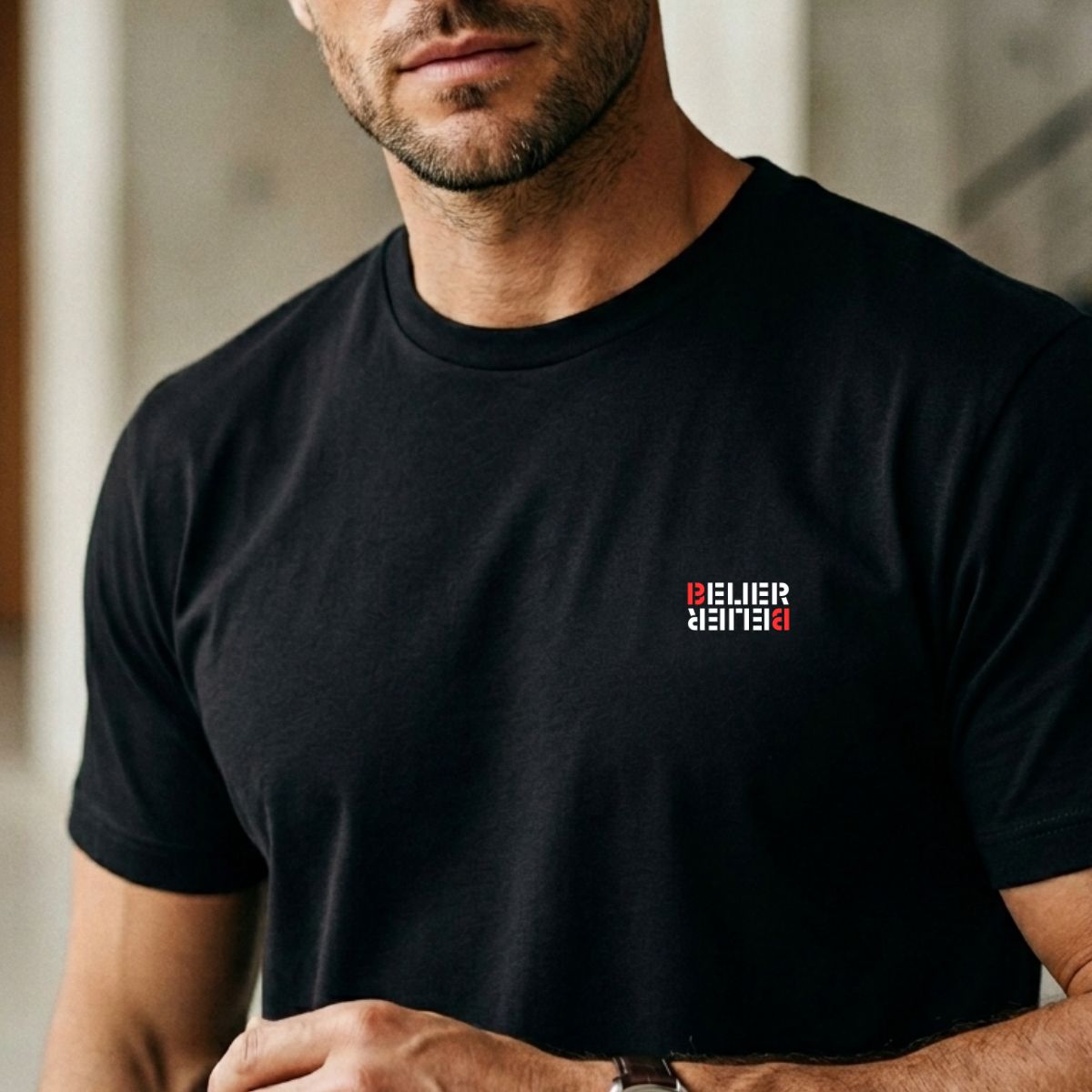 T-shirt Signe Astrologique Bélier | Imprimé Miroir Blanc & Rouge T shirt Signe zodiaque belier Imprime Miroir Blanc Rouge whizaloo 01032026