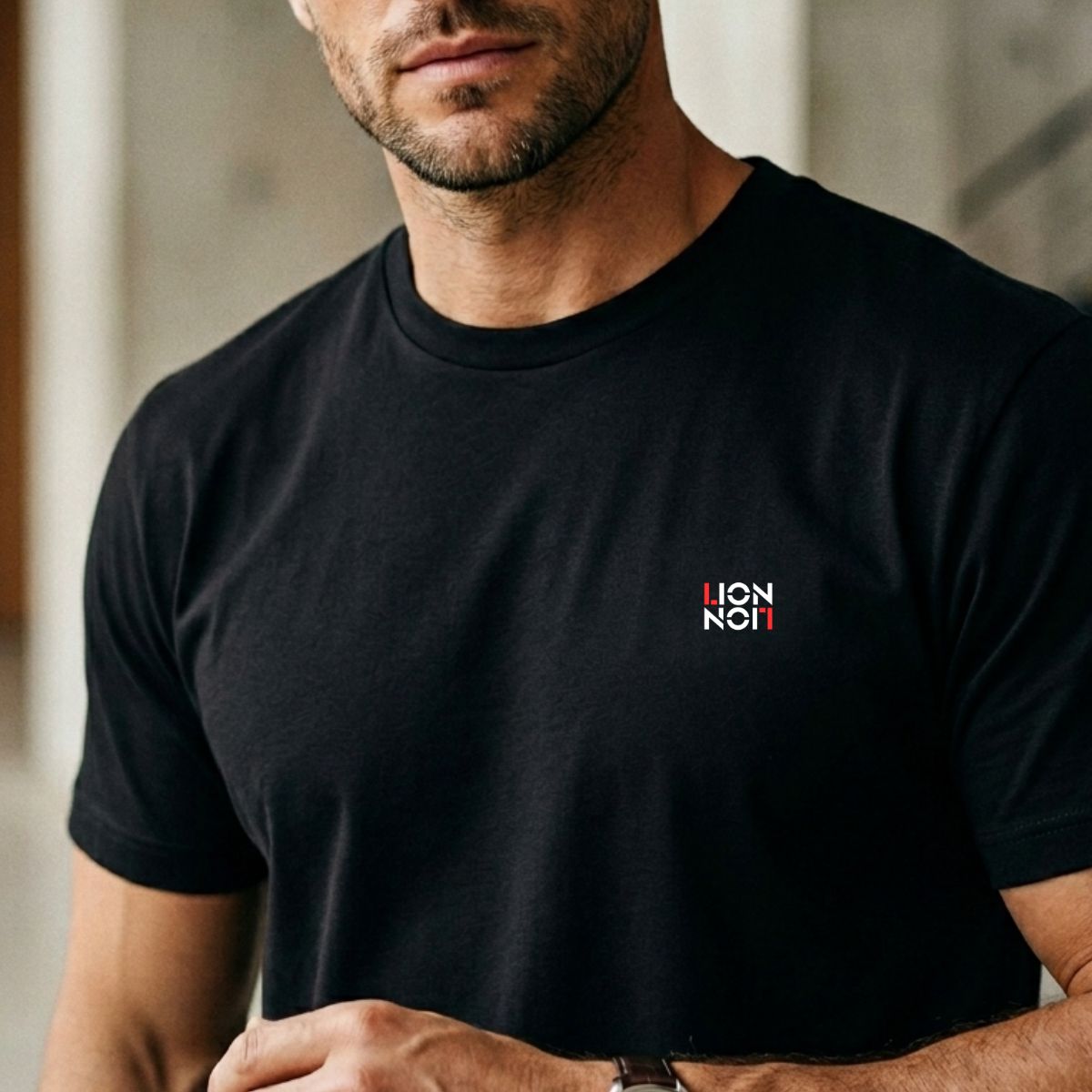 T-shirt Signe Astrologique Lion | Imprimé Miroir Blanc & Rouge T shirt Signe zodiaque lion Imprime Miroir Blanc Rouge whizaloo 01032026