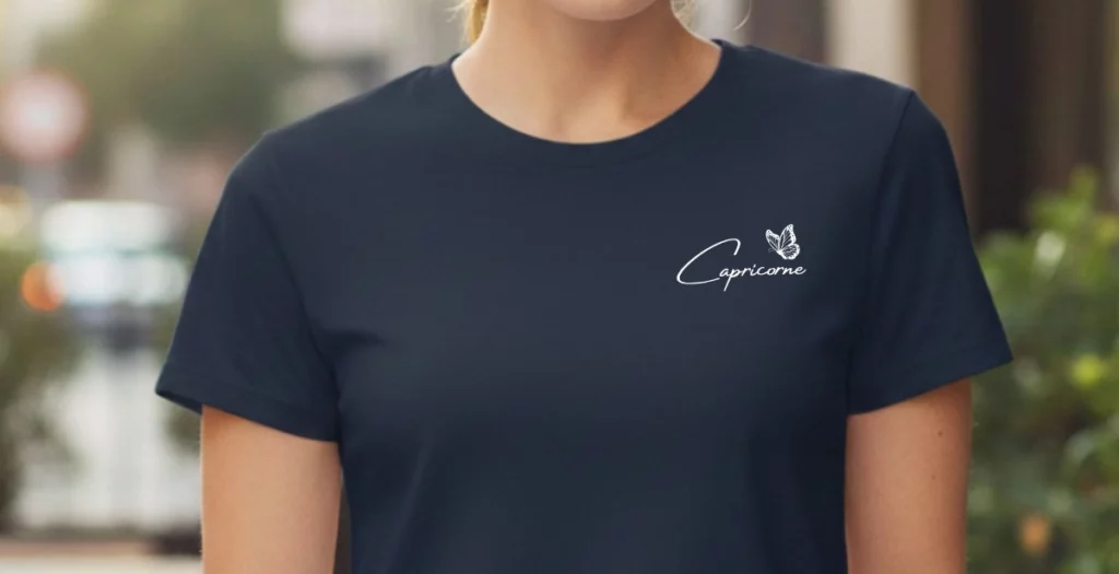 T-shirt Clean Girl Signe Astrologique Capricorne - Le haut pour une silhouette stylée ce tee shirt est lastuce pour avoir lair stylee en 30 secondes whizaloo 15052026 Capricorne