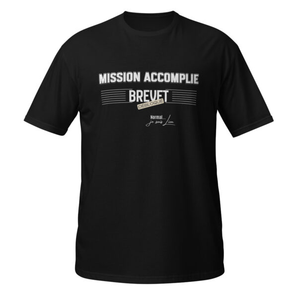 Cadeau Obtention Brevet | T-shirt « Mission Accomplie » | Spécial Signe Lion