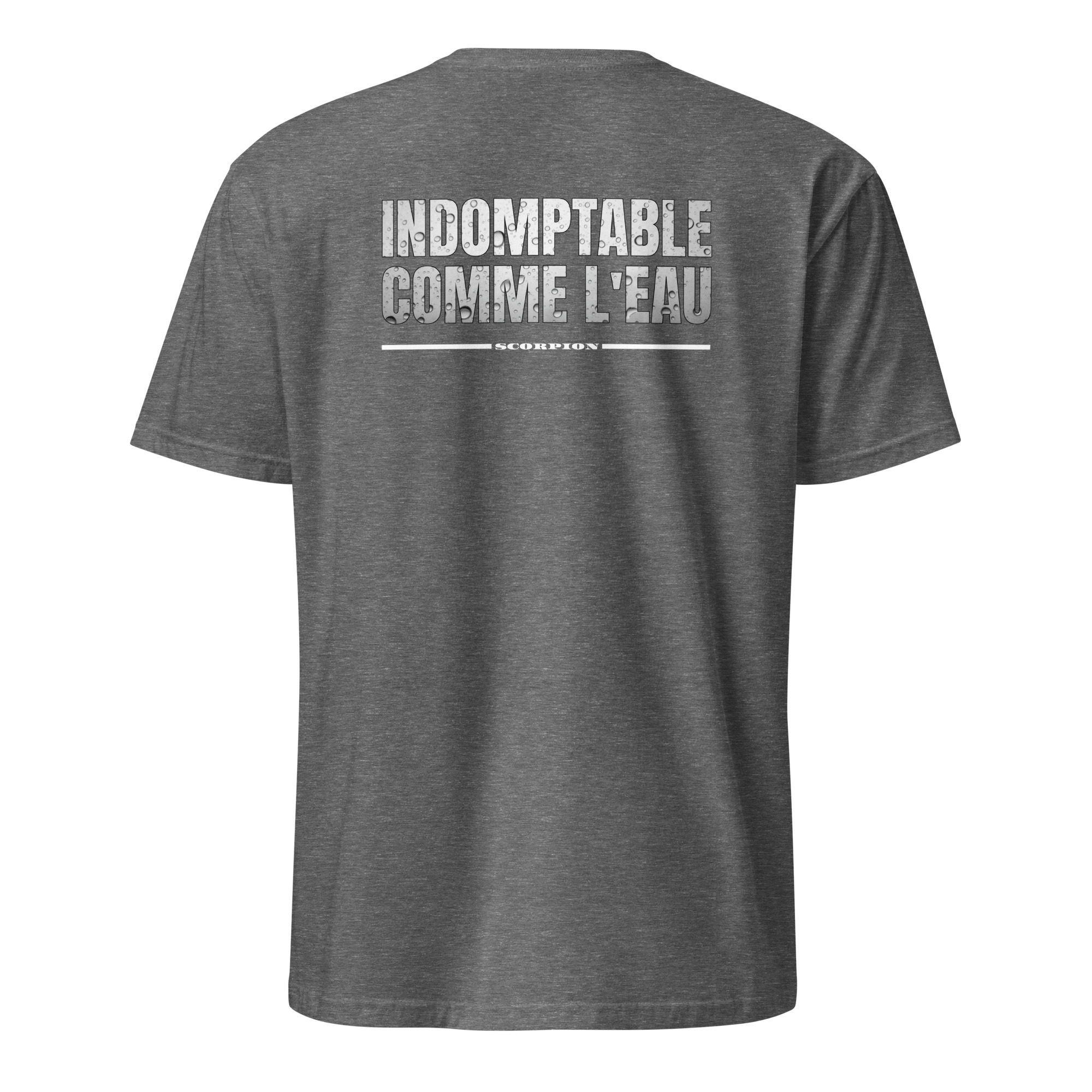 T-shirt Manches Courtes | Indomptable comme l'Eau | Scorpion : Élément EAU T-shirt Manches Courtes | Indomptable comme l'Eau | Scorpion : Élément EAU – Image 4