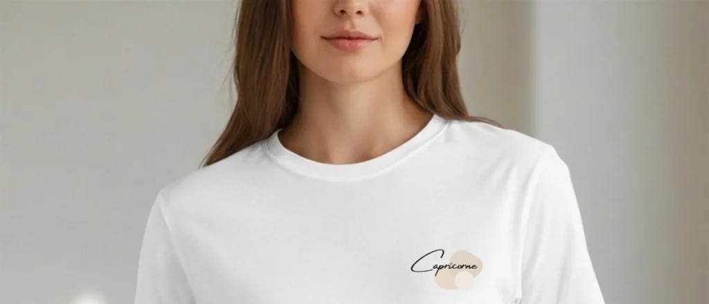 T-shirt blanc Bohème chic Capricorne pour femme Le genre de piece quenfile les femmes Capricorne une fois puis tres souvent ensuite whizaloo 14052026