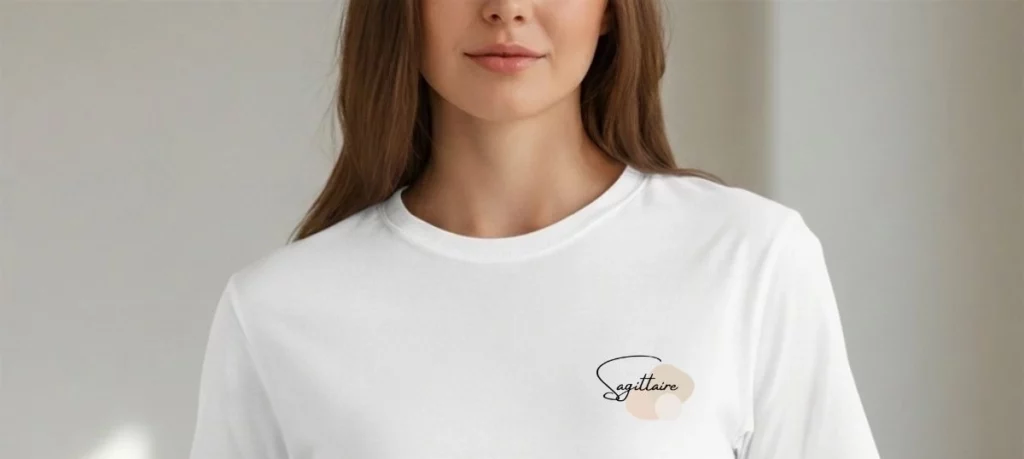 T-shirt blanc Bohème chic Sagittaire pour femme Le genre de piece quenfile les femmes sagittaire une fois puis tres souvent ensuite whizaloo 14052026