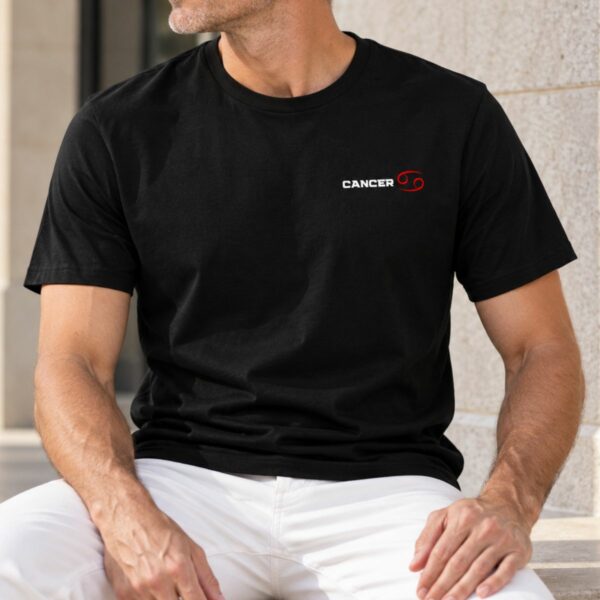 T-shirt 100% Coton Homme – Signe Zodiaque Cancer