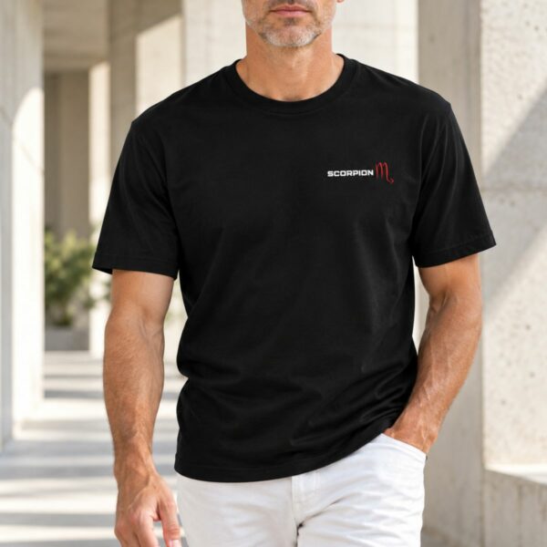 T-shirt 100% Coton Homme – Signe Zodiaque Scorpion