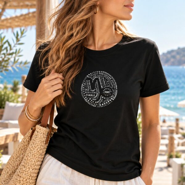 T-shirt Femme Astro Capricorne – L’imprimé qui attire naturellement le regard