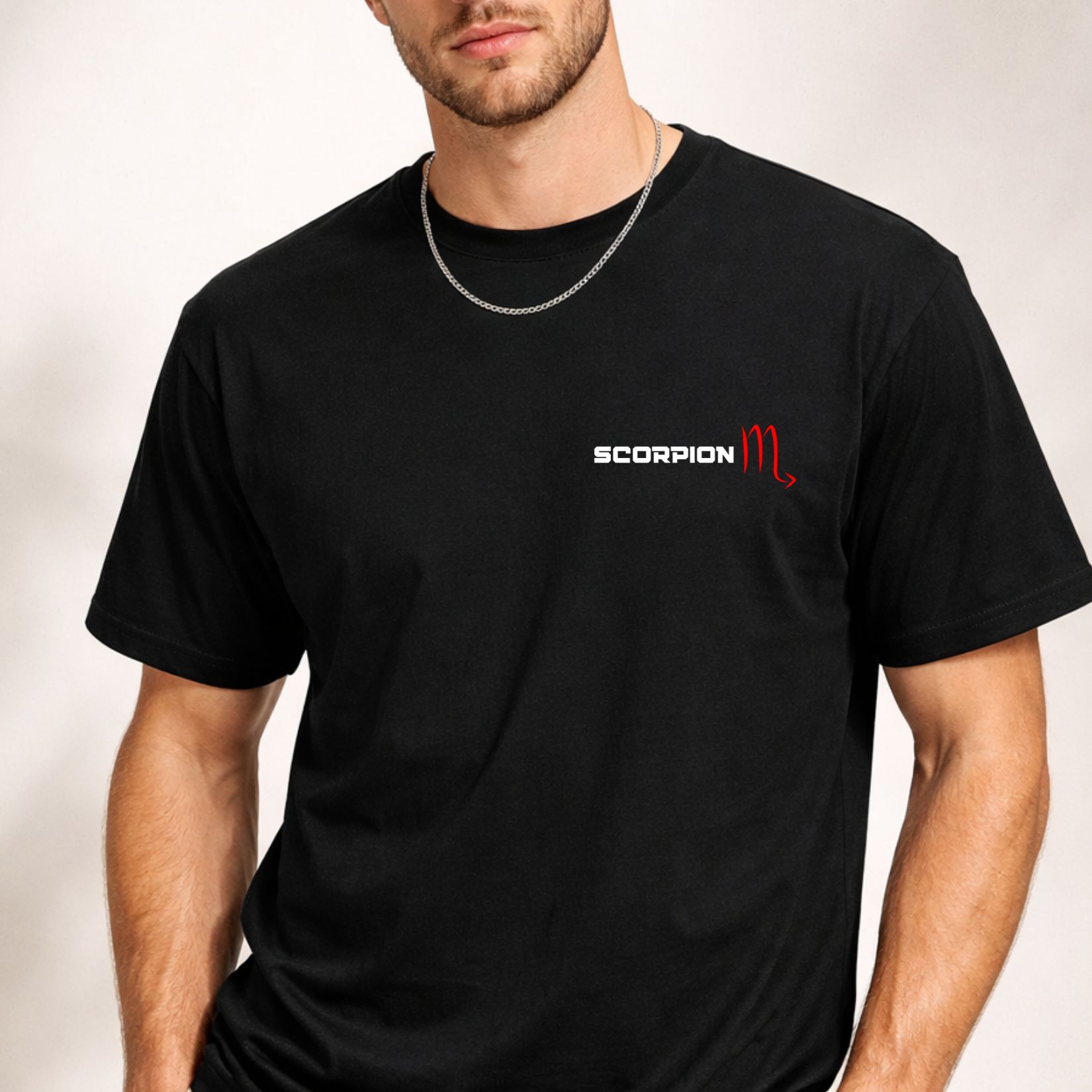 T-shirt 100% Coton Homme – Col Rond – Manches Courtes – Signe Zodiaque Scorpion T shirt noir 100 Coton Homme – Col Rond – Manches Courtes – Signe Zodiaque Scorpion whizaloo 24032026