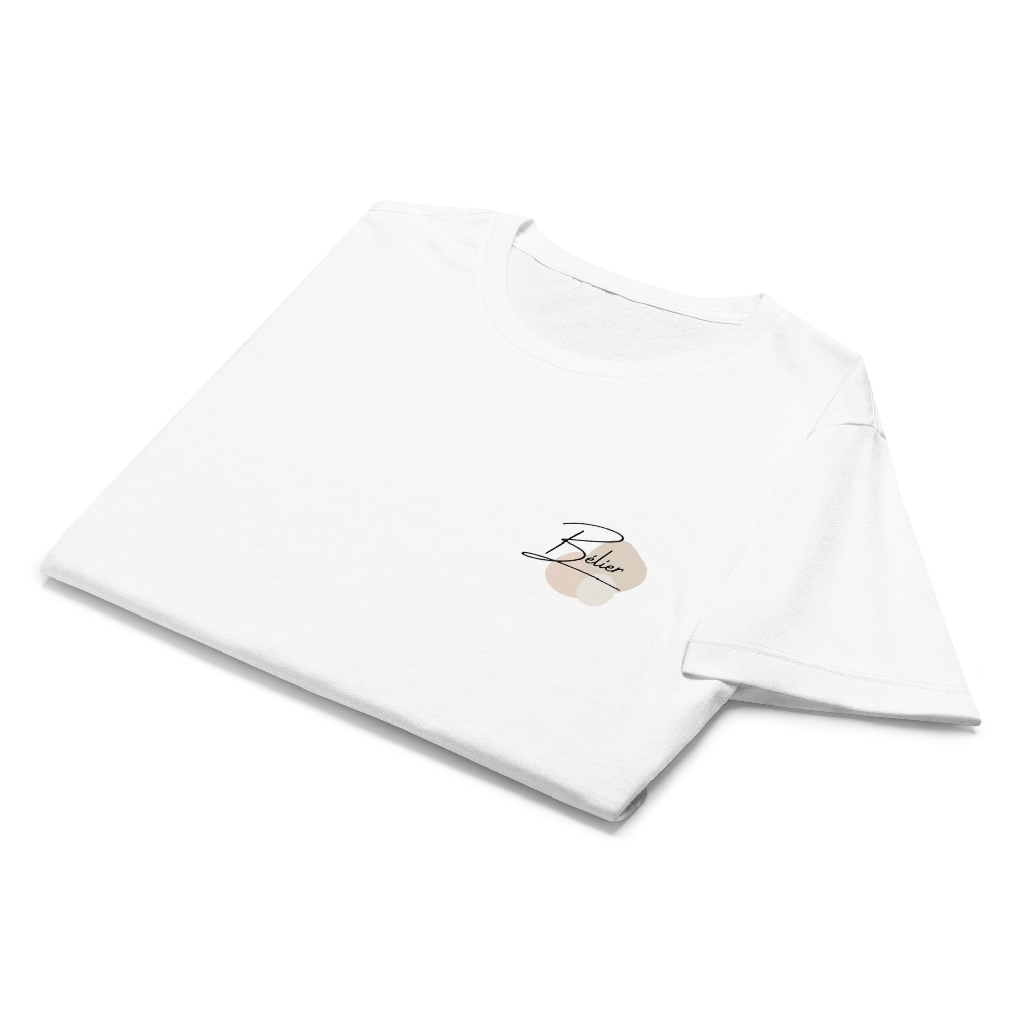 T-shirt Bohème Chic Zen Minimaliste – Signe Bélier & Formes Abstraites T-shirt Bohème Chic Zen Minimaliste – Signe Bélier & Formes Abstraites – Image 3