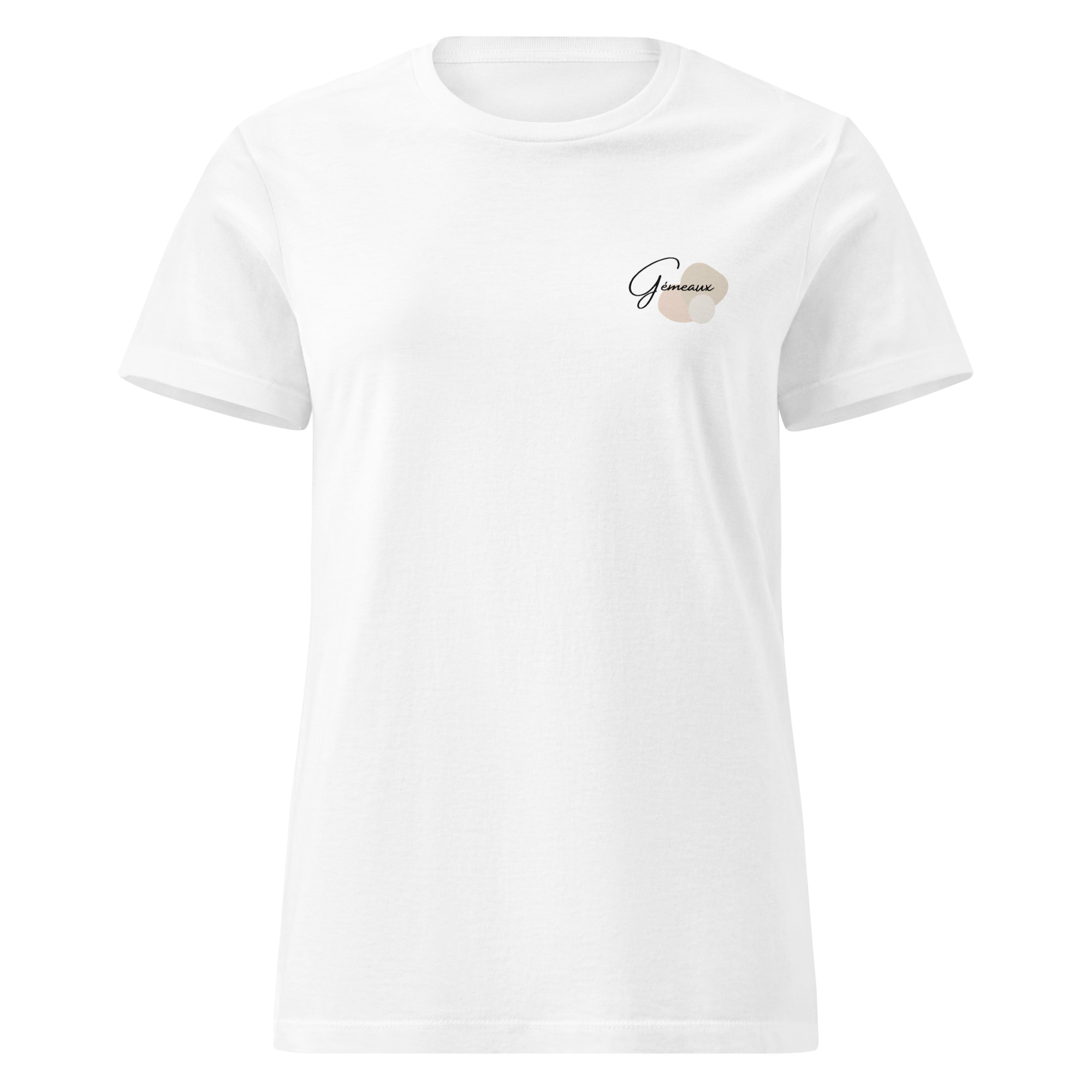 T-shirt Bohème Chic Zen Minimaliste – Signe Gémeaux & Formes Abstraites T-shirt Bohème Chic Zen Minimaliste – Signe Gémeaux & Formes Abstraites – Image 2