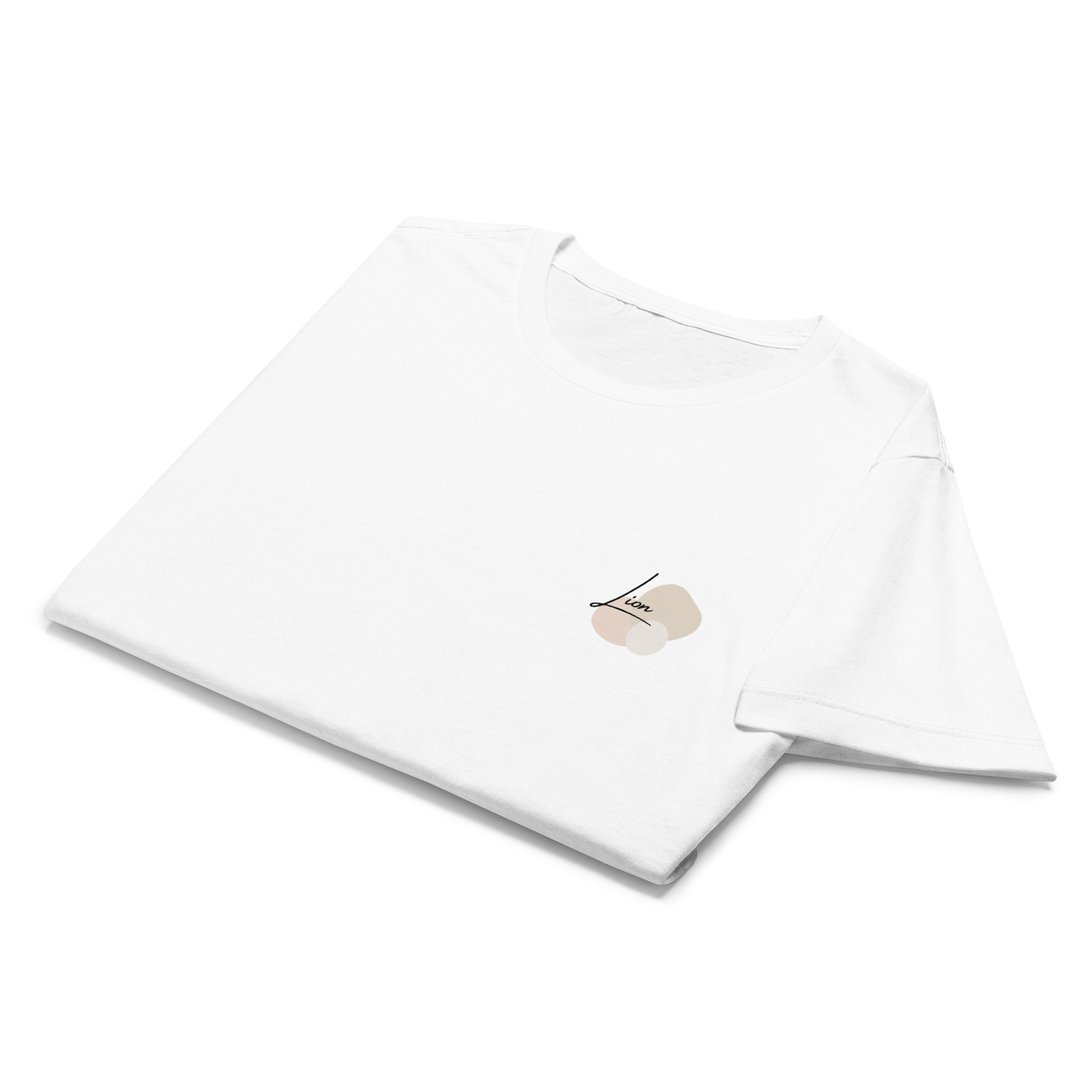 T-shirt Bohème Chic Zen Minimaliste – Signe Lion & Formes Abstraites T-shirt Bohème Chic Zen Minimaliste – Signe Lion & Formes Abstraites – Image 3