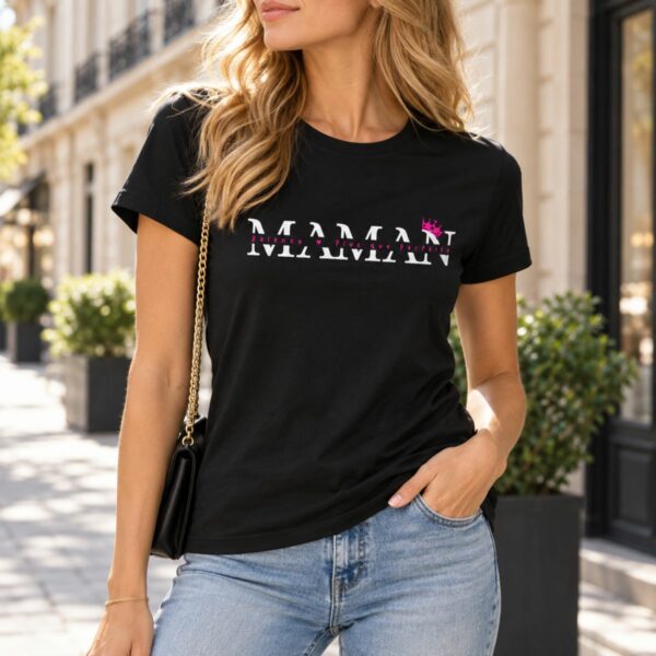 T-shirt Spécial Fête des Mères pour Maman du signe Balance « Plus que Parfaite »