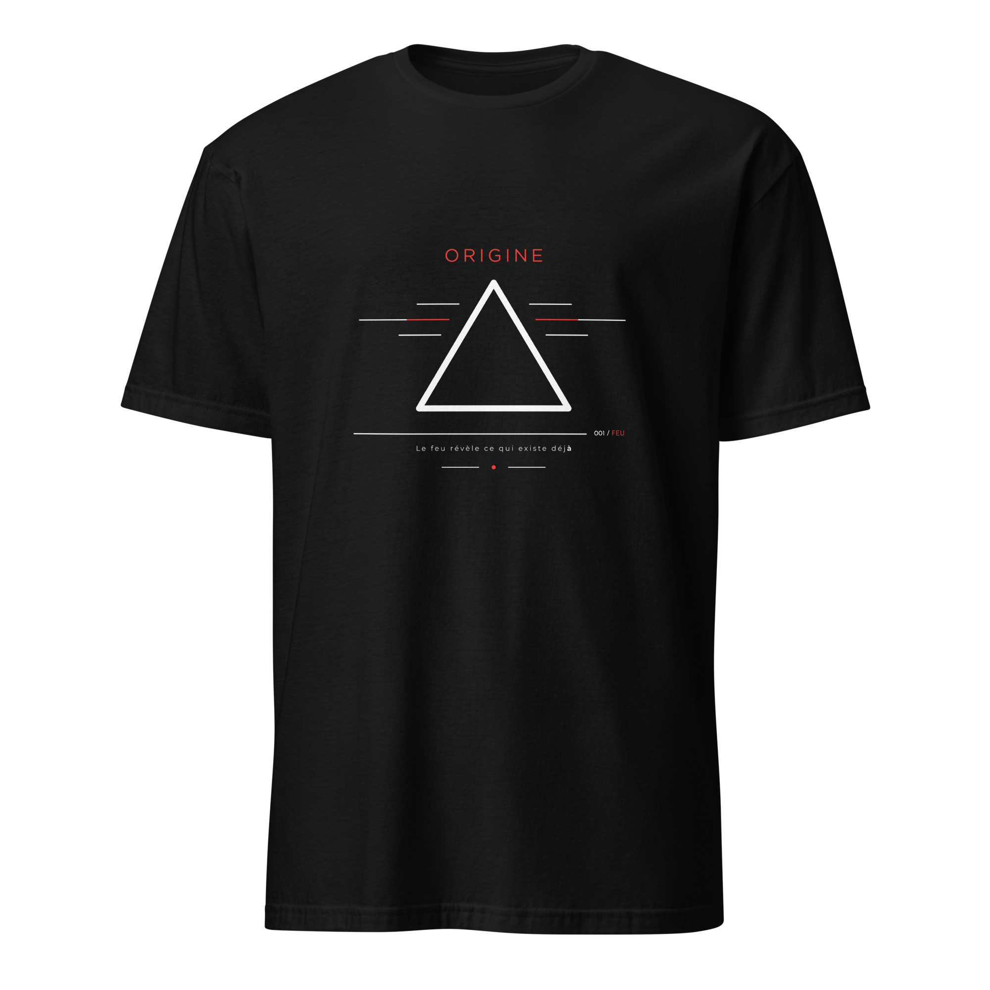 T-Shirt Homme Symbole Élémentaire FEU - Symbole Ésotérique T-Shirt Homme Symbole Élémentaire FEU - Symbole Ésotérique – Image 2