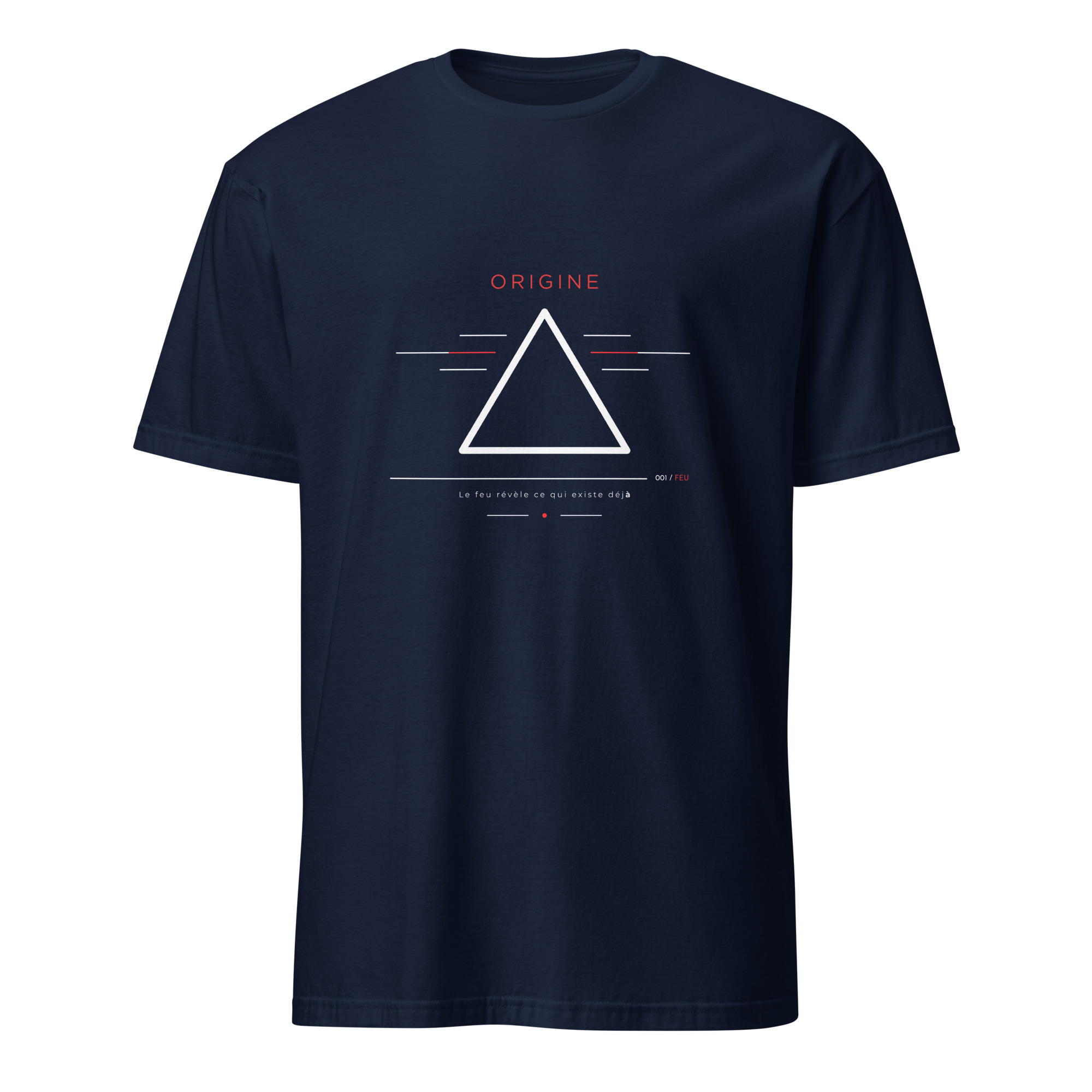 T-Shirt Homme Symbole Élémentaire FEU - Symbole Ésotérique T-Shirt Homme Symbole Élémentaire FEU - Symbole Ésotérique – Image 3